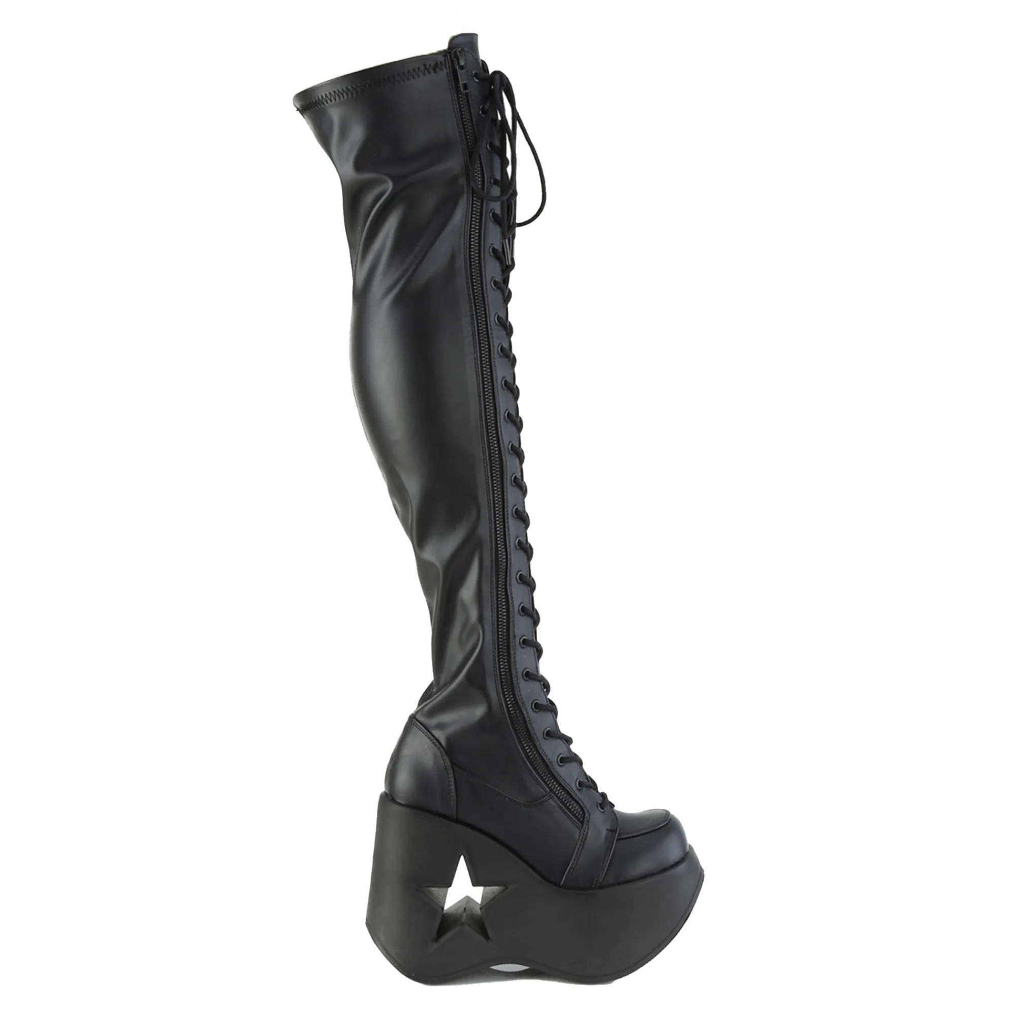 DemoniaCult Buty Wegańskie|Platformy>DYNAMITE-300 BLACK