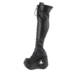 DemoniaCult Buty Wegańskie|Platformy>DYNAMITE-300 BLACK