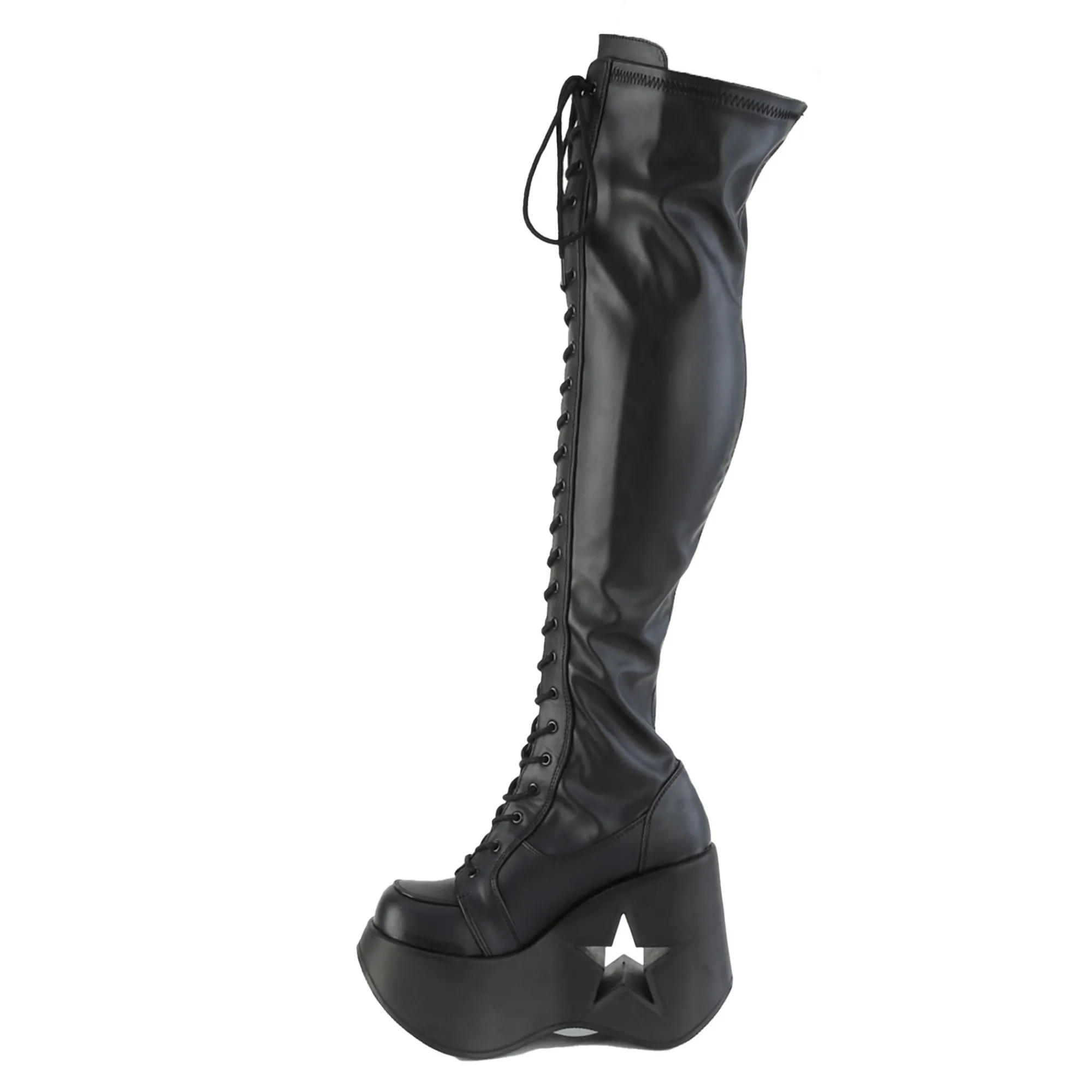 DemoniaCult Buty Wegańskie|Platformy>DYNAMITE-300 BLACK
