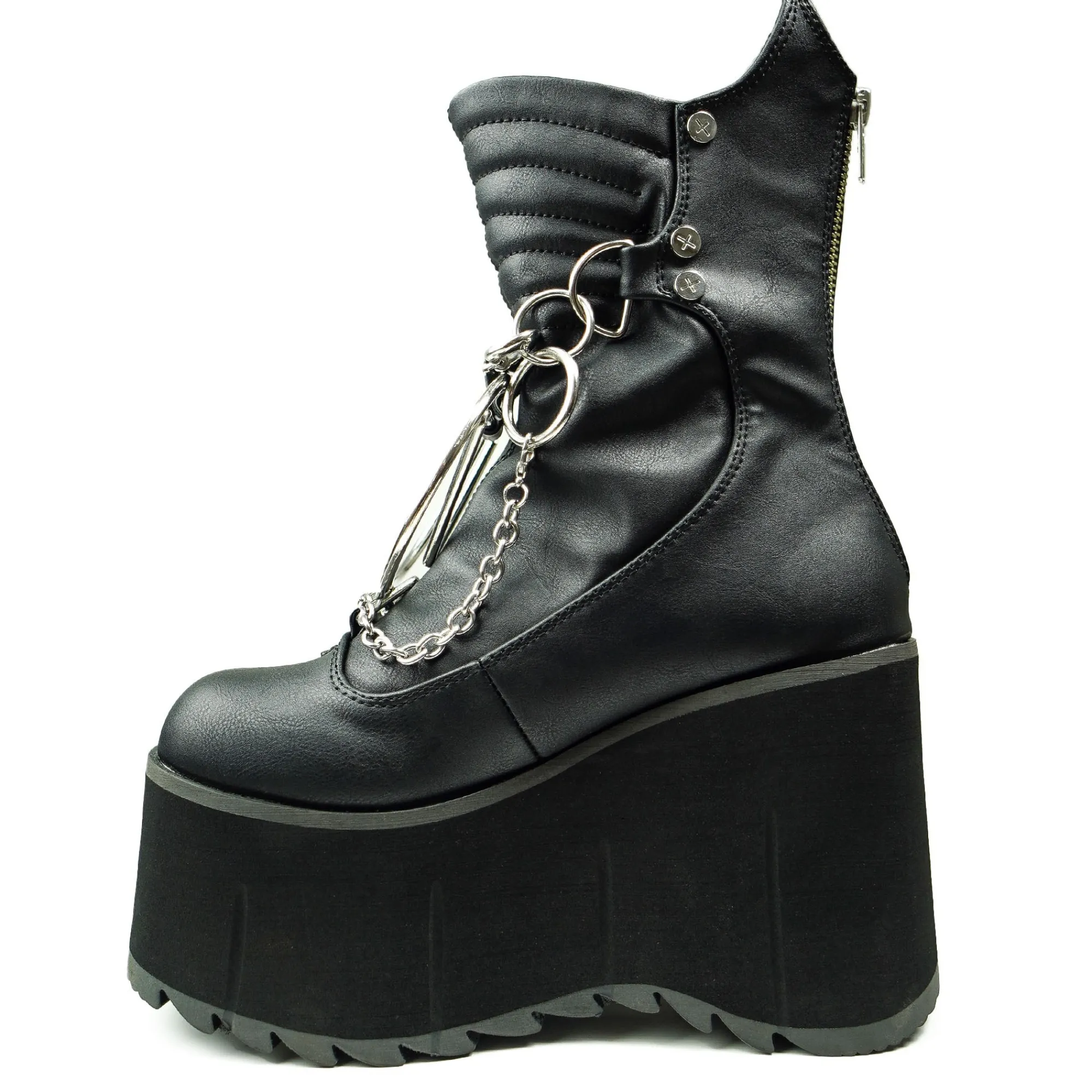 DemoniaCult Buty Wegańskie|Platformy>KERA-130 Vegan Black