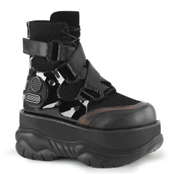DemoniaCult Buty Wegańskie|Platformy>NEPTUNE-126 BLACK
