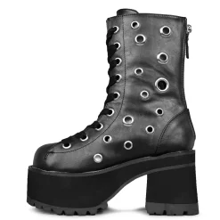 DemoniaCult Buty Wegańskie|Platformy>RANGER-310 Black