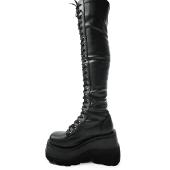 DemoniaCult Buty Wegańskie|Platformy>SHAKER-374 Vegan Black