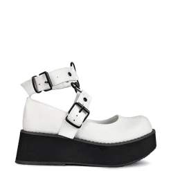 DemoniaCult Buty Wegańskie|Platformy>SPRITE-02 White