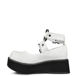 DemoniaCult Buty Wegańskie|Platformy>SPRITE-02 White