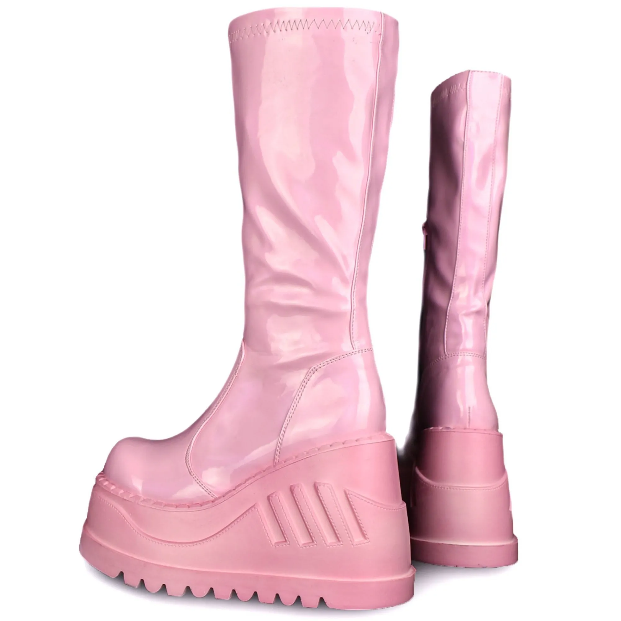 DemoniaCult Buty Wegańskie|Platformy>STOMP-200 Pink