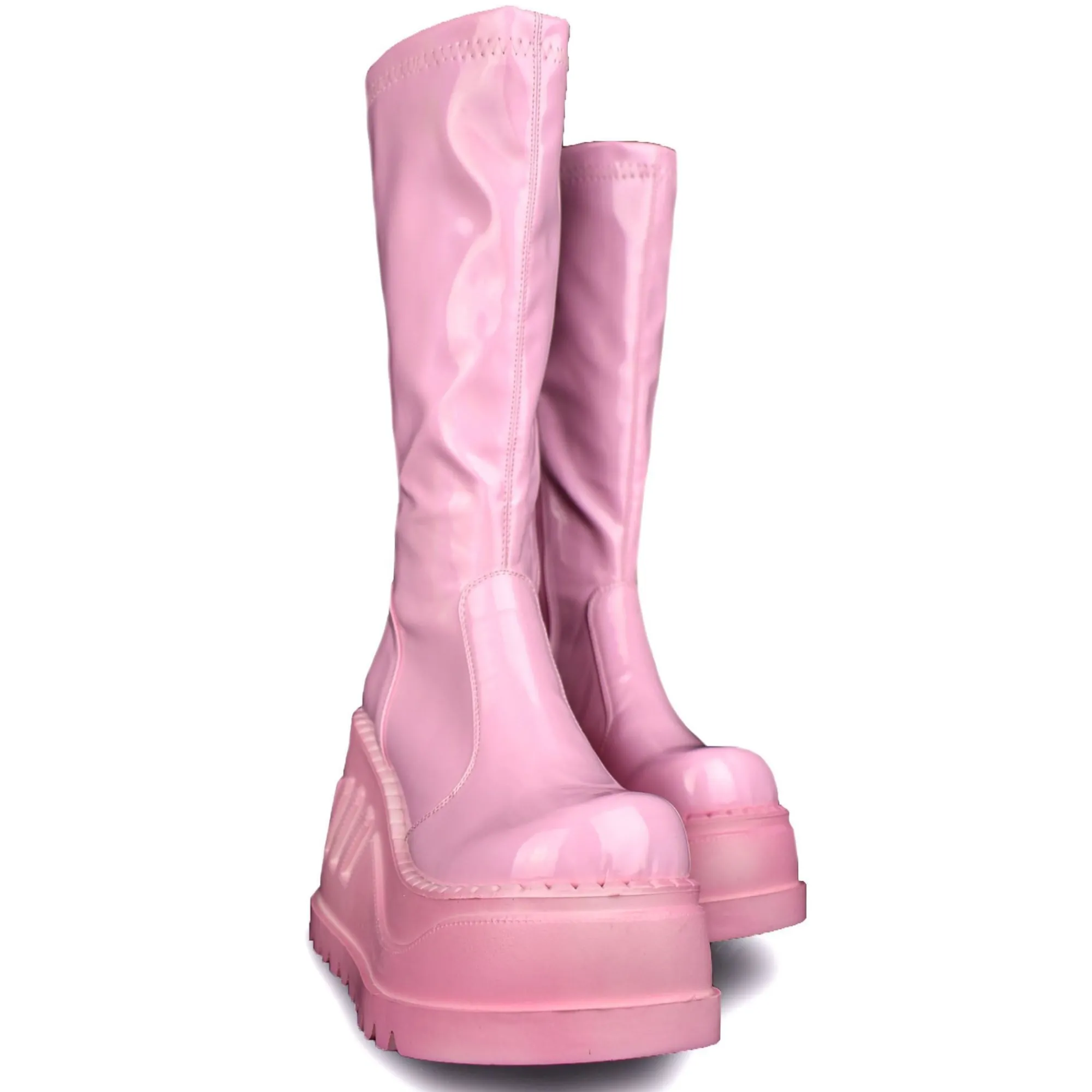 DemoniaCult Buty Wegańskie|Platformy>STOMP-200 Pink