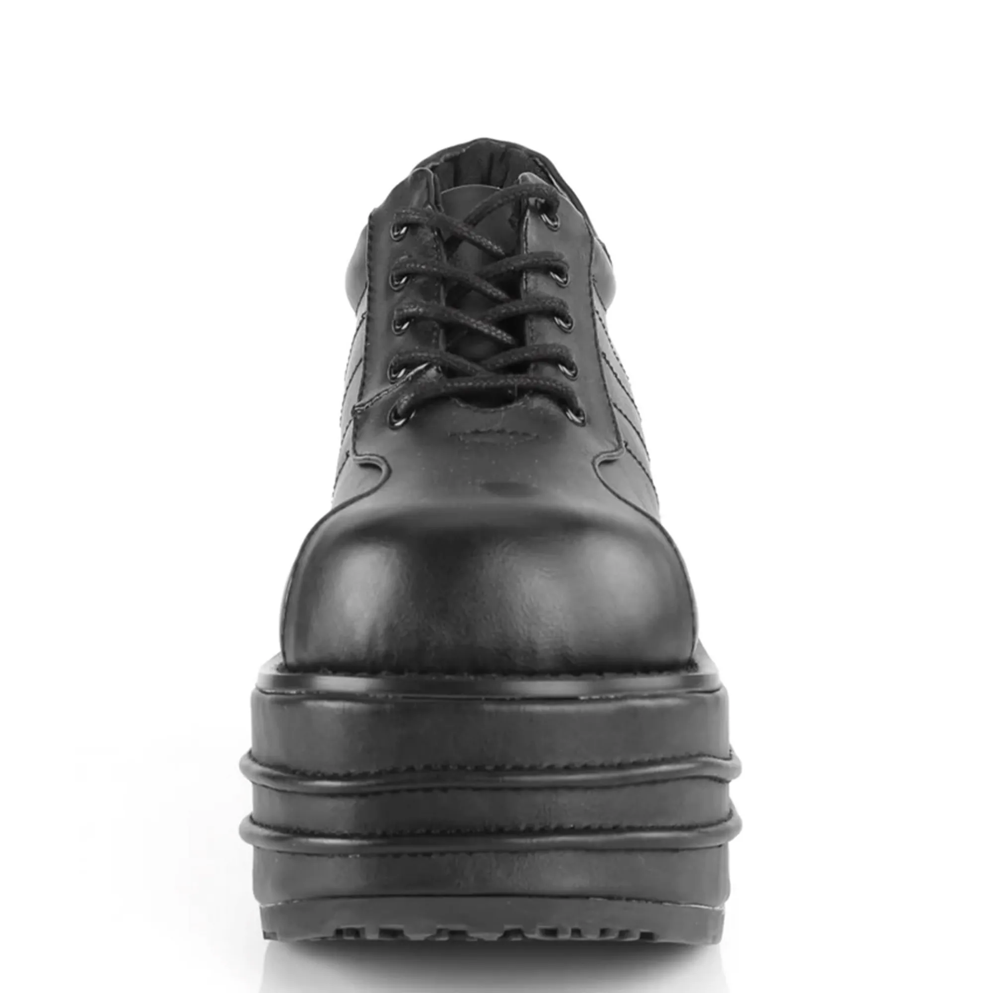 DemoniaCult Buty Wegańskie|Platformy>TEMPO-08 BLACK