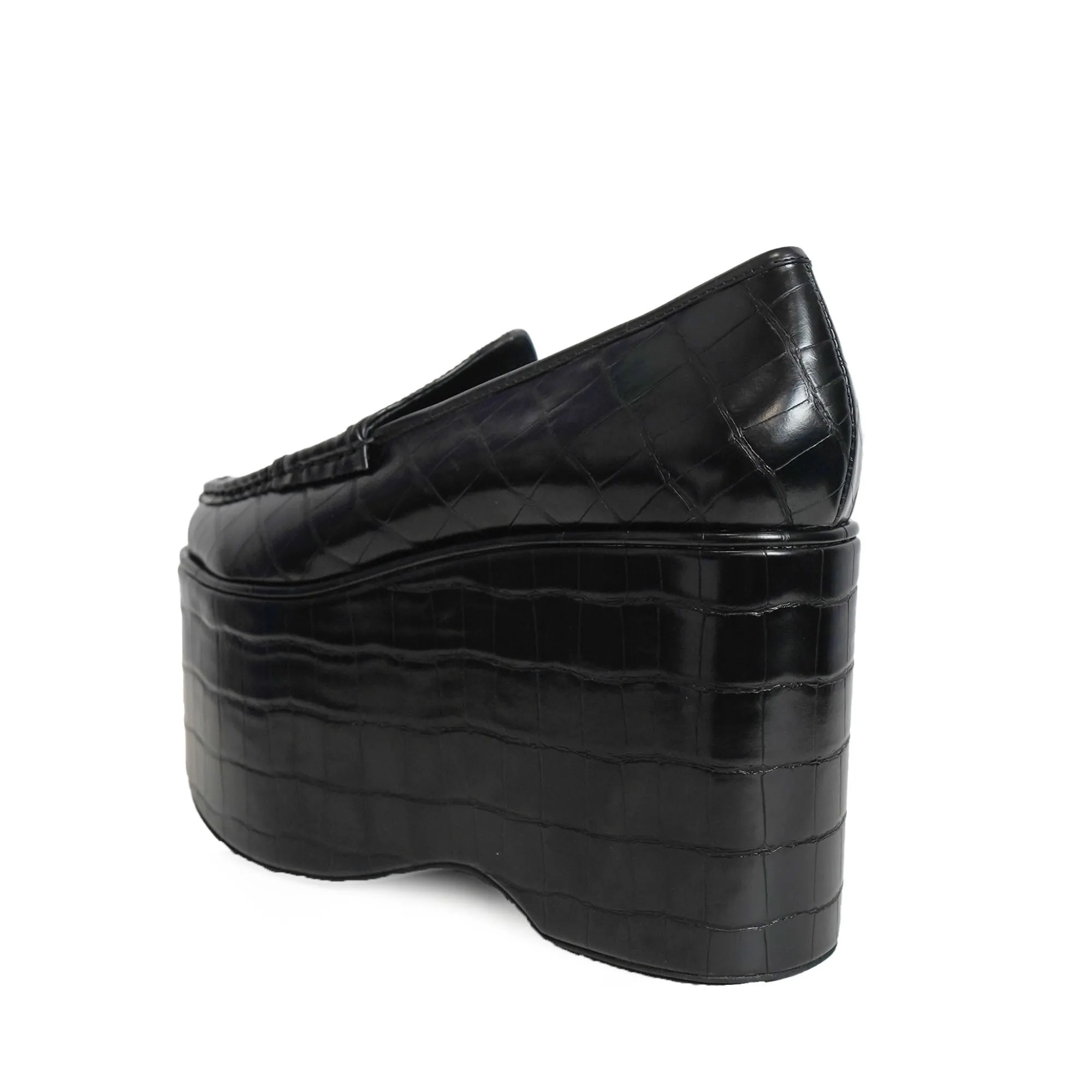 Jeffrey Campbell Nowości|Platformy>Soaring JC-1505-1-18 Black Croco