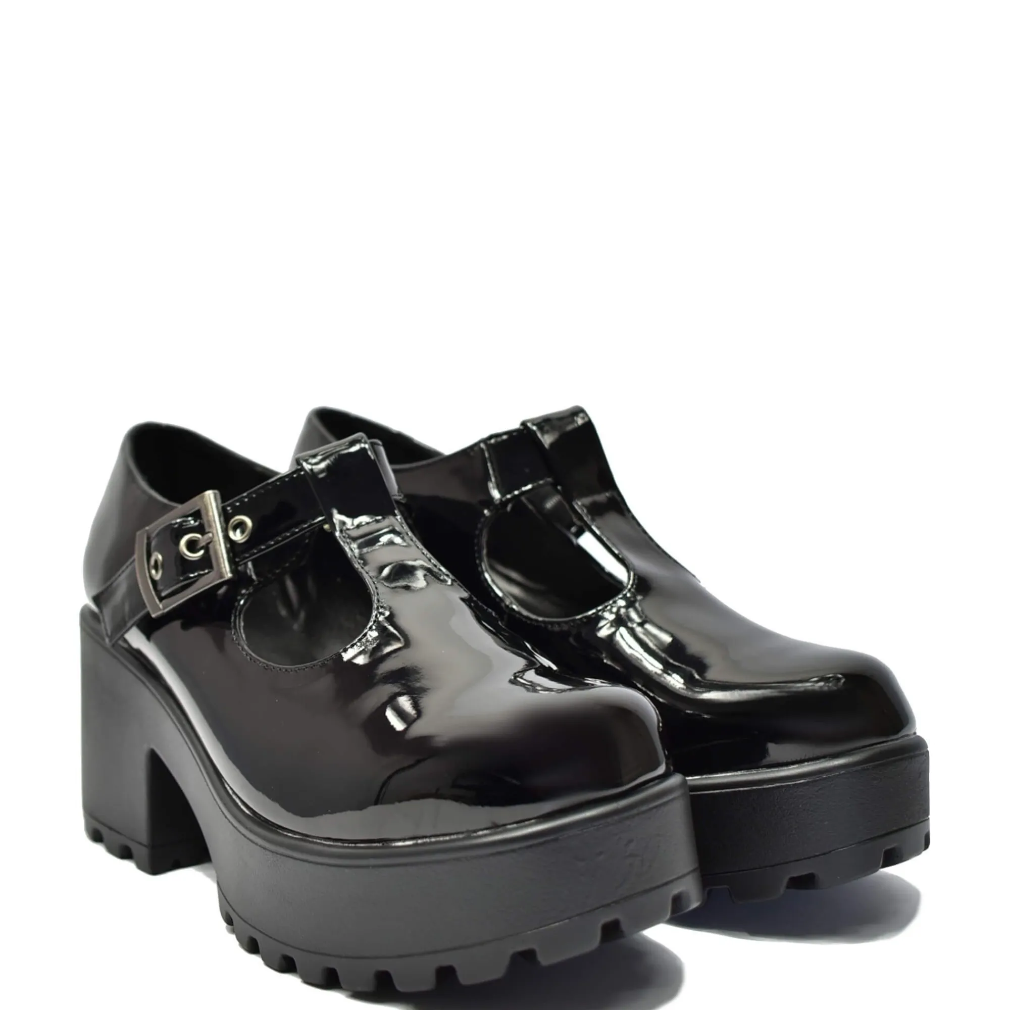 Koi Footwear Platformy|Półbuty>ND35 Black Patent