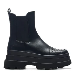Koi Footwear Platformy|Botki>SILENCE SUDDED BLACK