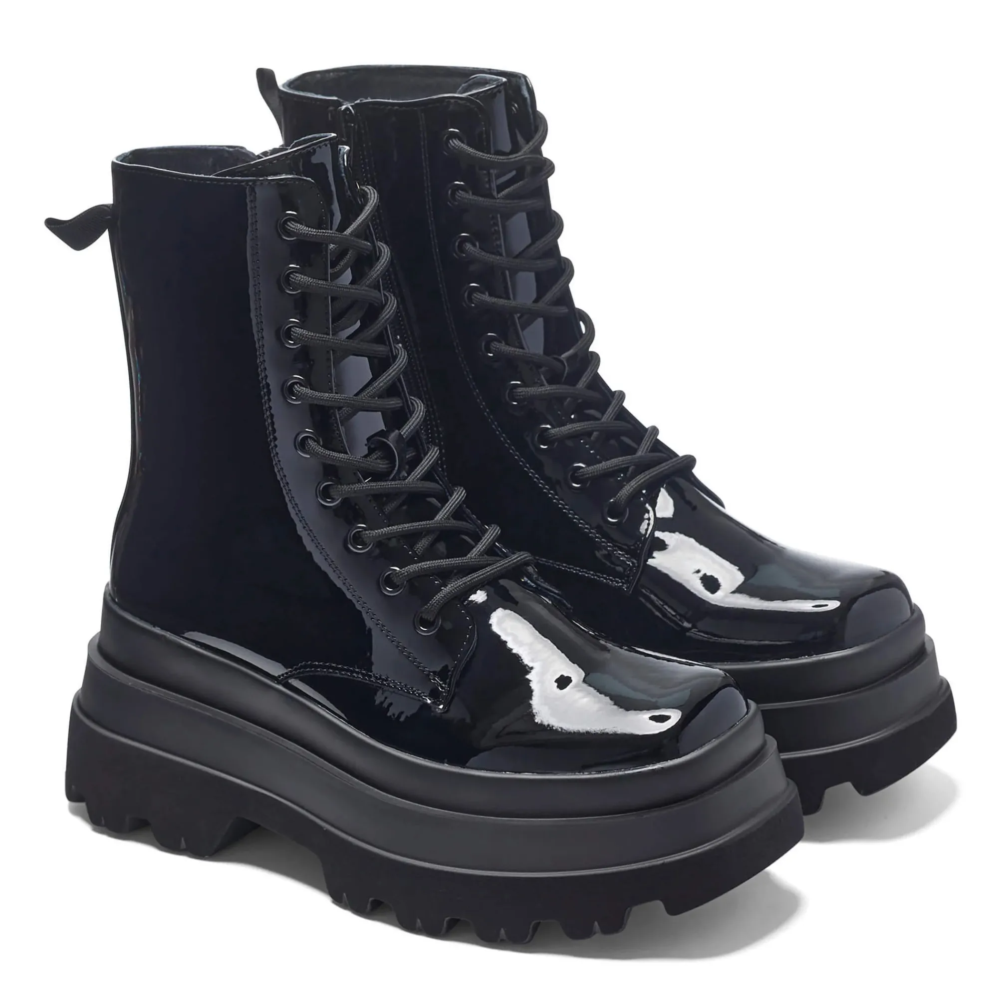 Koi Footwear Platformy|Botki>SWD-03 BLACK PATENT