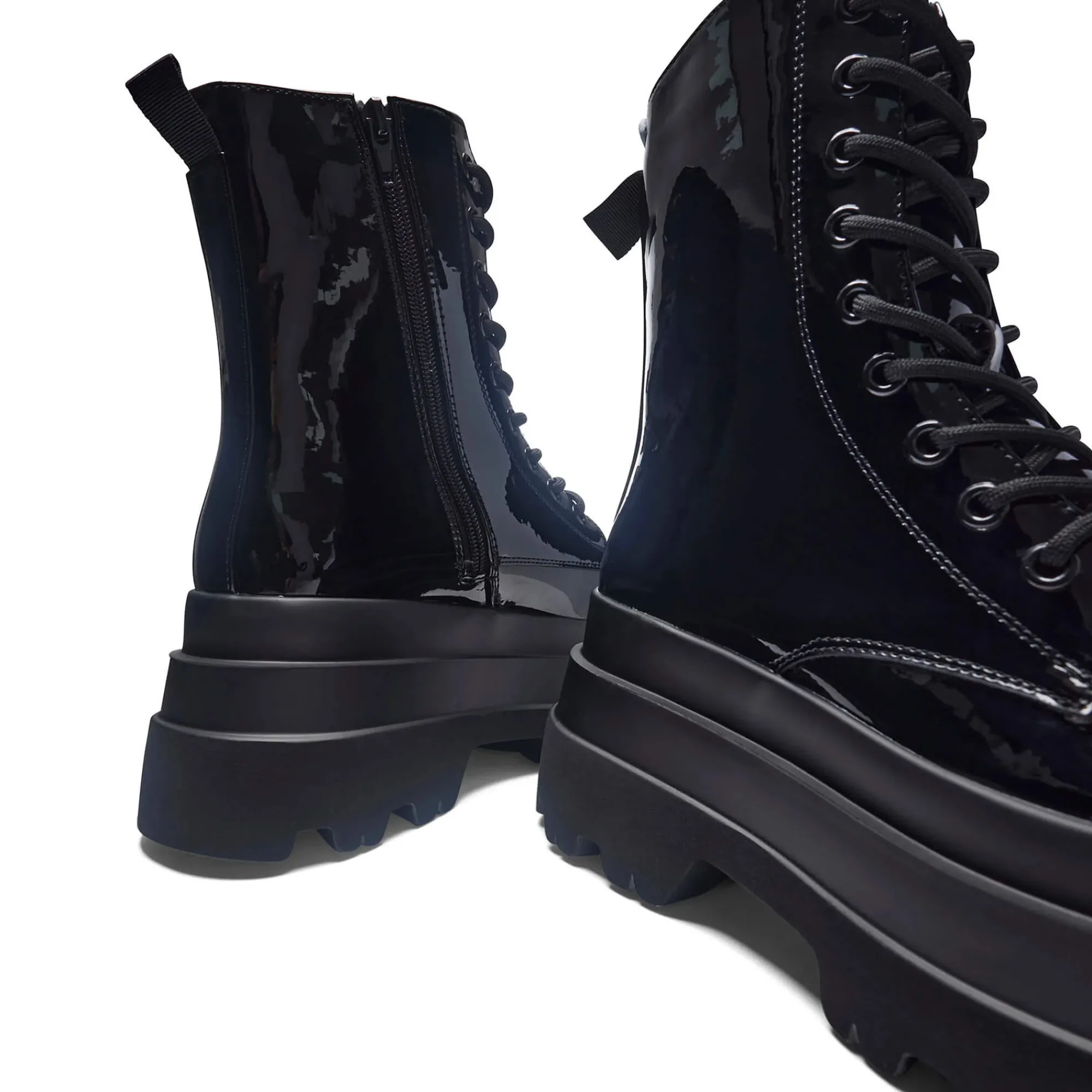 Koi Footwear Platformy|Botki>SWD-03 BLACK PATENT