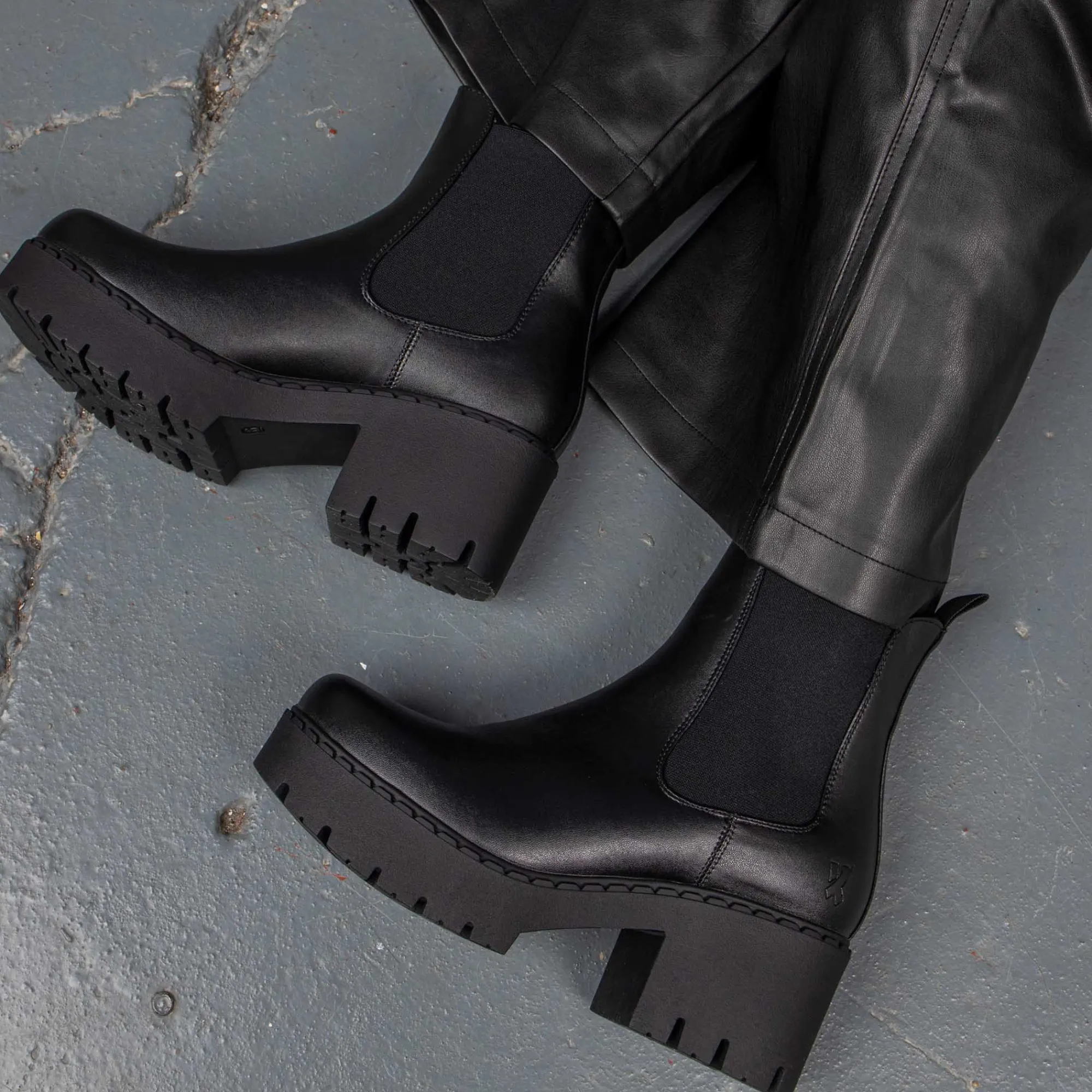 Koi Footwear Botki|Sztyblety>SWITCH-03 BLACK