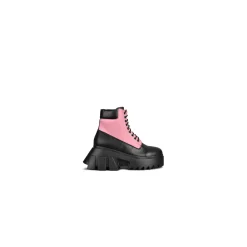 LAMODA Platformy|Trzewiki>LMF 606 Black/Pink
