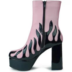 LAMODA Botki>LMF 1566 Black/Pink